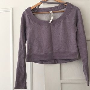 Lululemon Crop Sweatshirt Purple Size 4